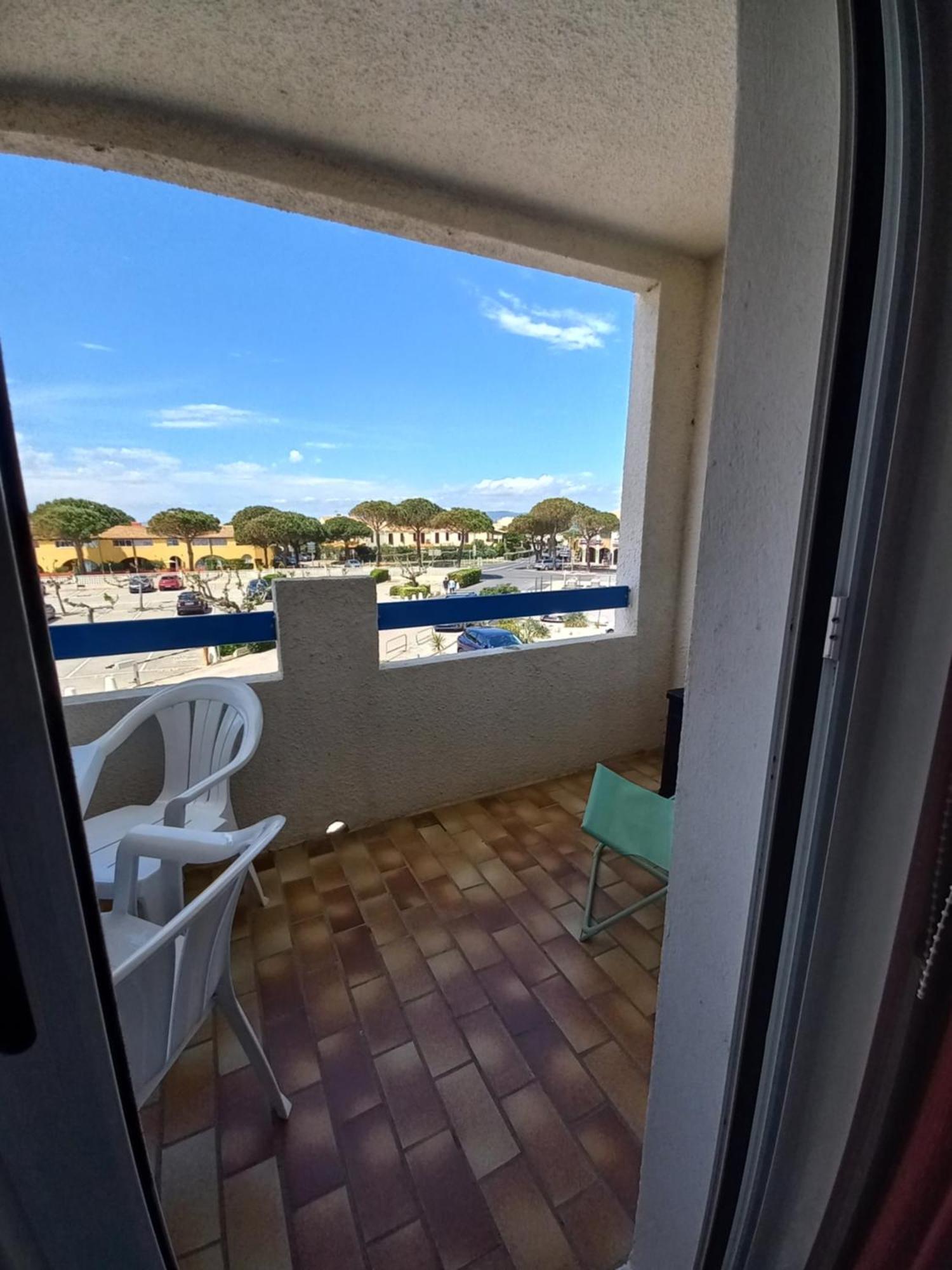 Coquet Studio 4 Pers, Piscine,Clim Mobile, Plage A 300 M,A 5Min A Pied Du Lydia Ле Баркарес Экстерьер фото