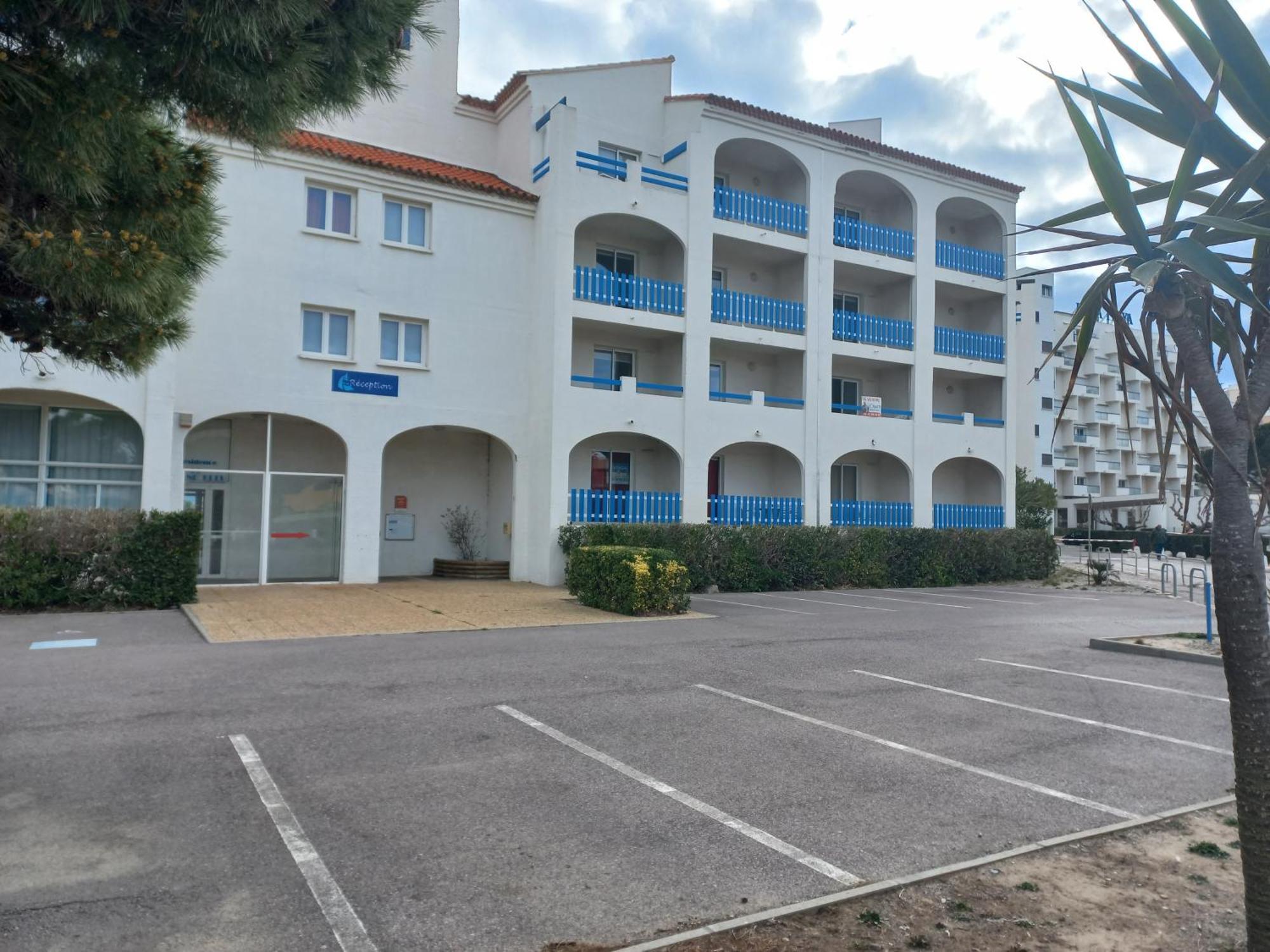 Coquet Studio 4 Pers, Piscine,Clim Mobile, Plage A 300 M,A 5Min A Pied Du Lydia Ле Баркарес Экстерьер фото