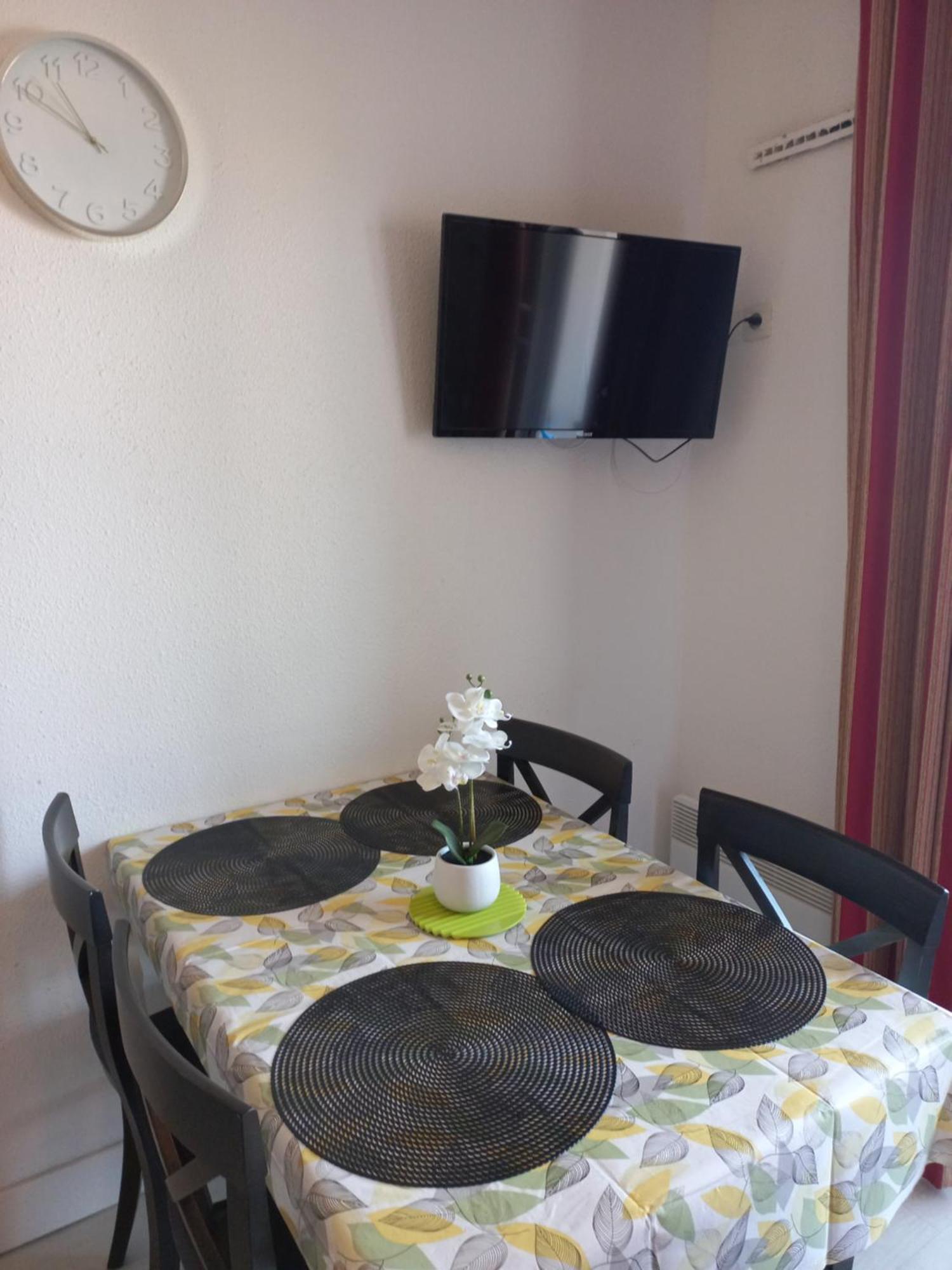 Coquet Studio 4 Pers, Piscine,Clim Mobile, Plage A 300 M,A 5Min A Pied Du Lydia Ле Баркарес Экстерьер фото